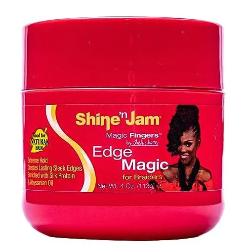 Shine 'n Jam Magic Fingers Edge Magic for Braiders 4 oz