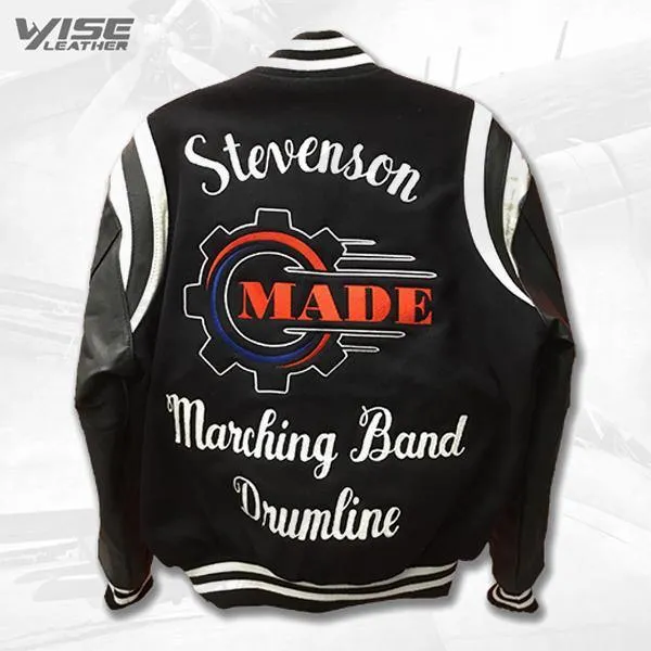 Stevenson High School Varsity Jacket in Navy