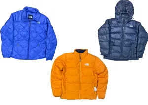 TNF puffer jackets 600,700 5 pcs