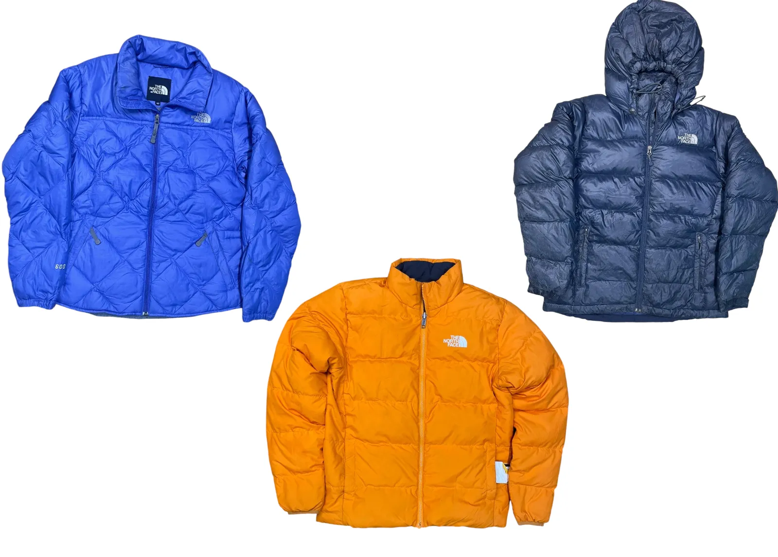 TNF puffer jackets 600,700 5 pcs