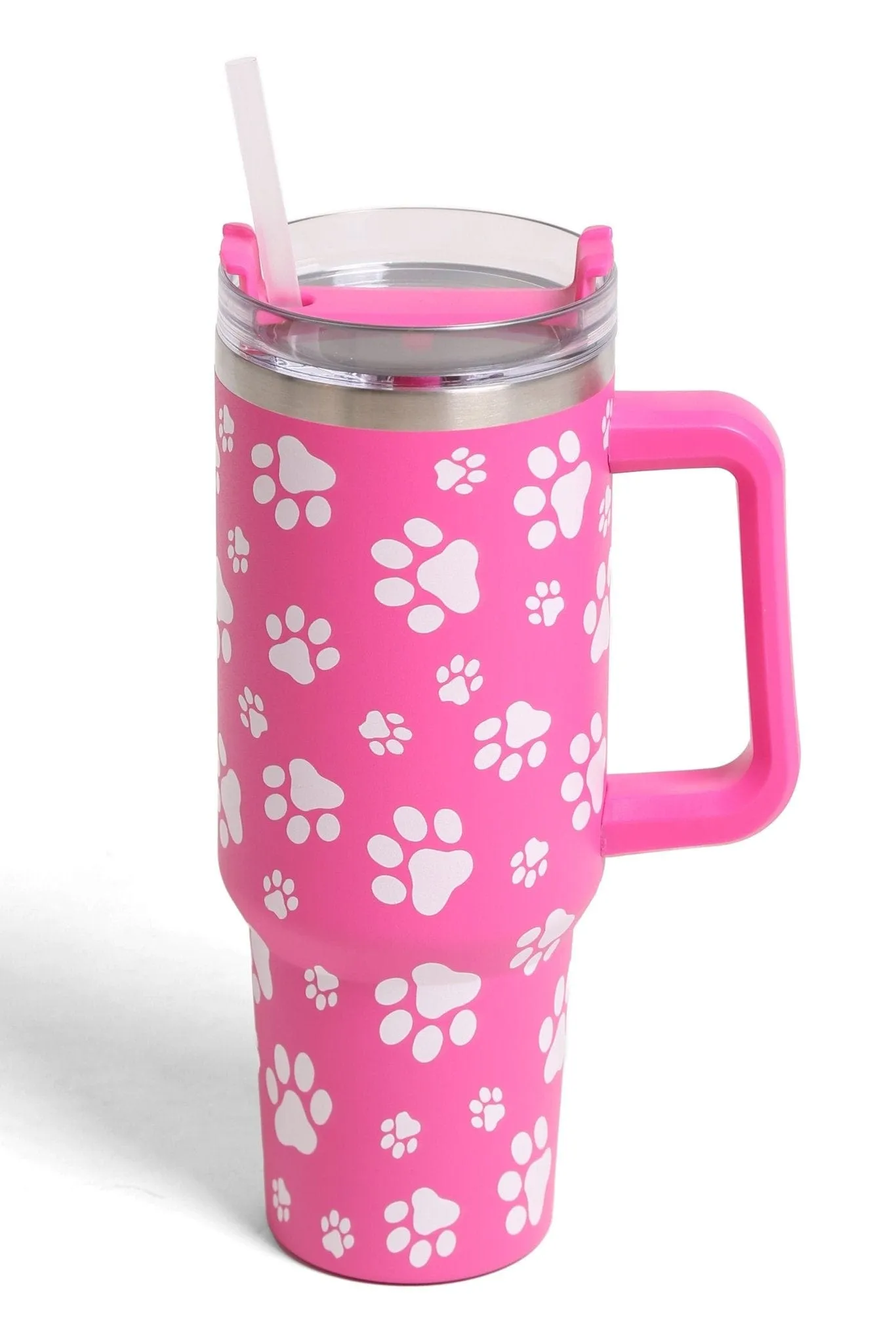 TUM803 Dog Paw 40 Oz Tumbler With Handle