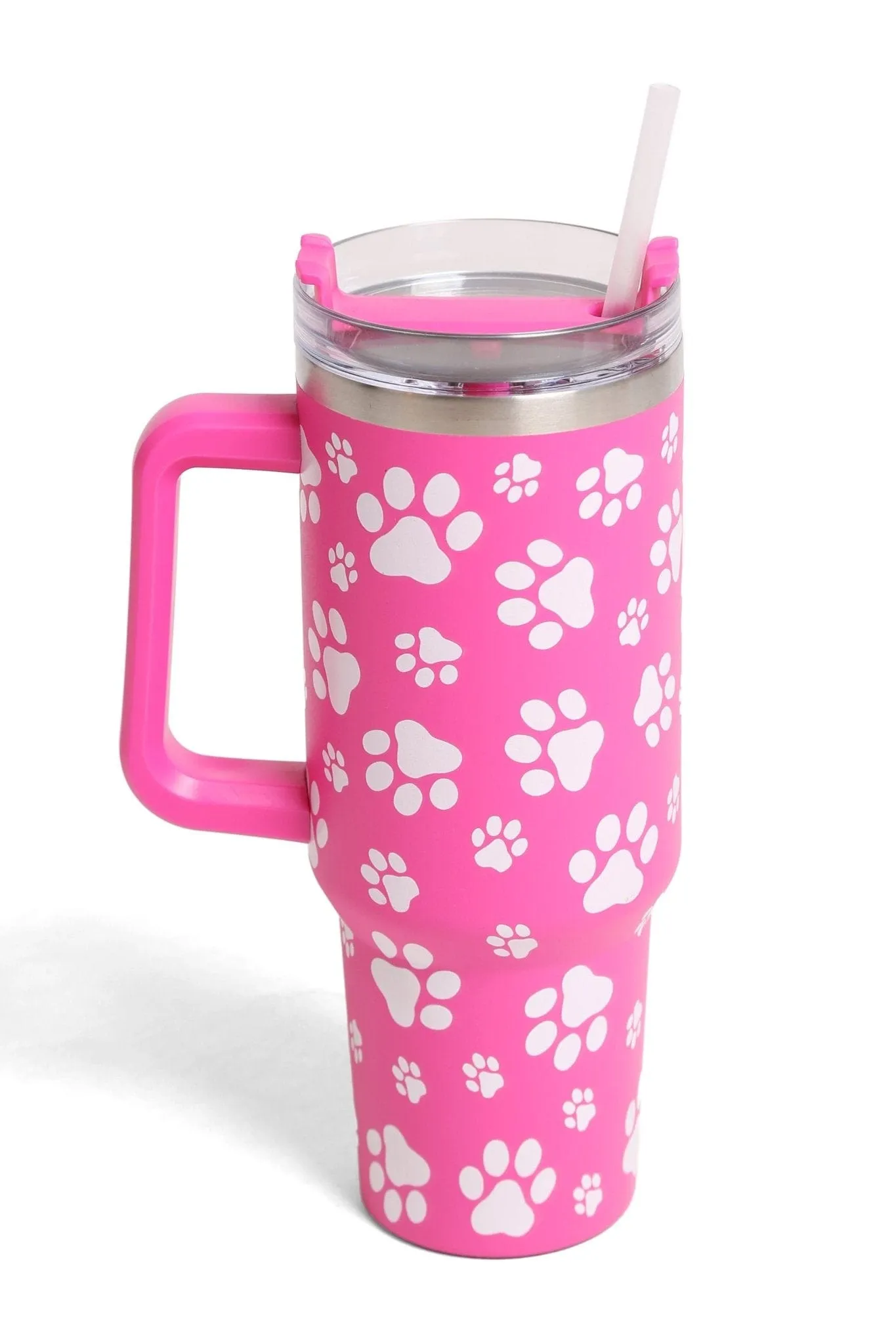 TUM803 Dog Paw 40 Oz Tumbler With Handle