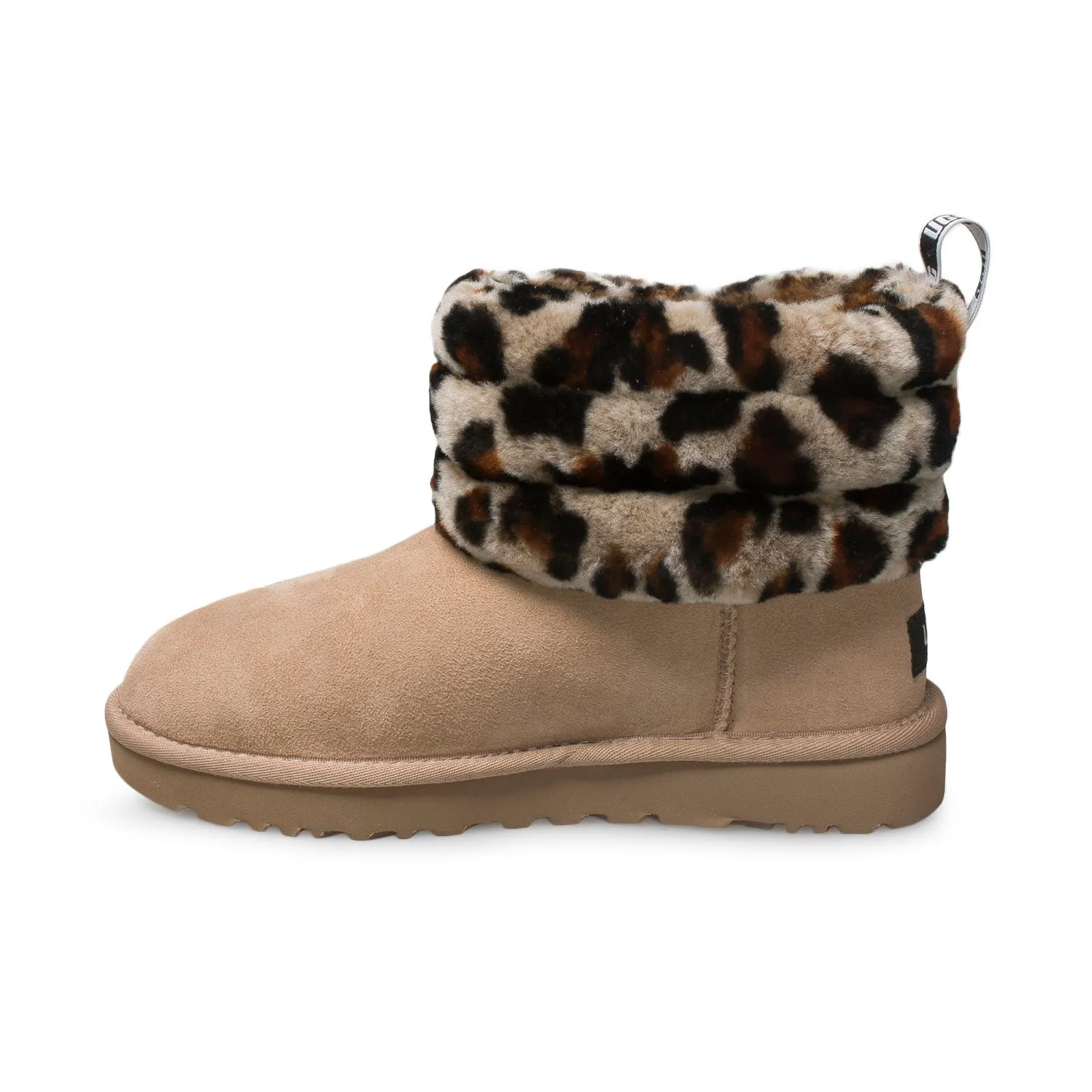 UGG Fluff Mini Quilted Leopard Amphora Boots - Women's