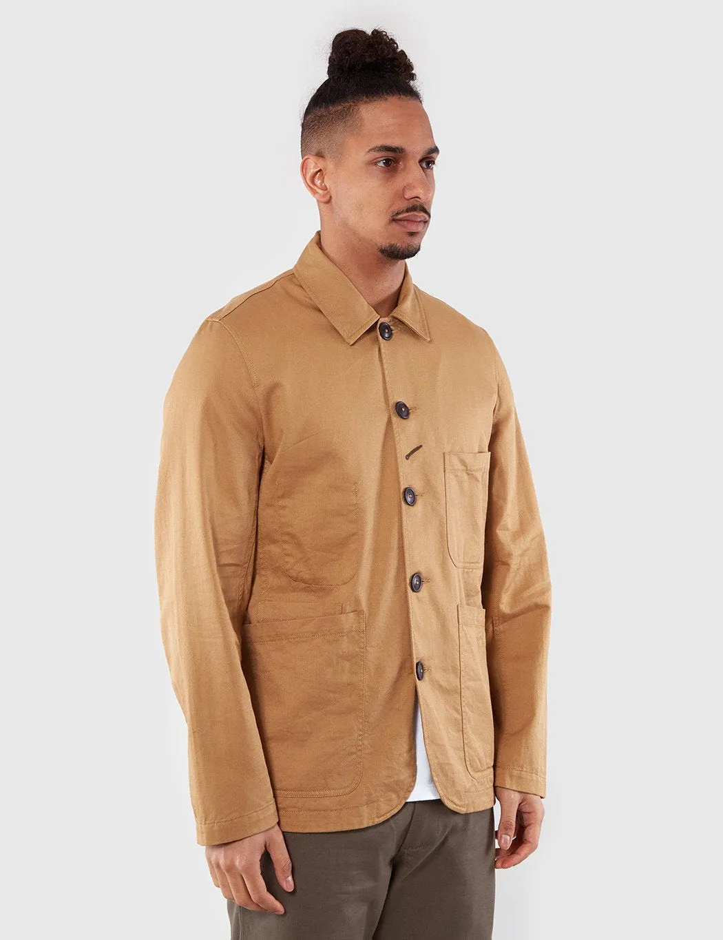 Universal Works Bakers Jacket - Sand Beige