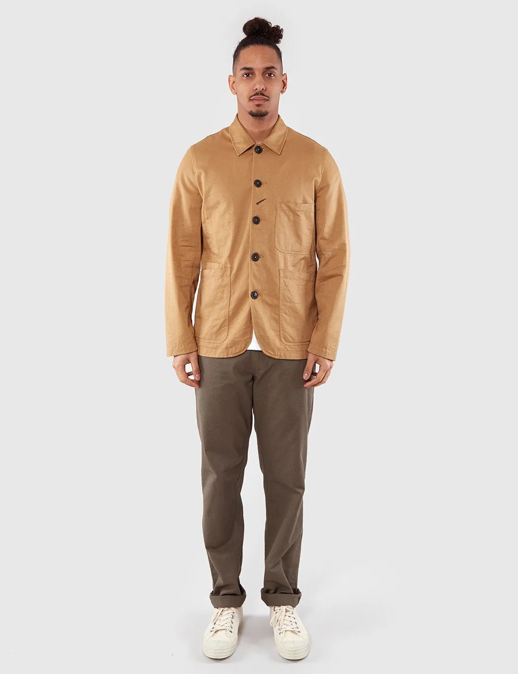 Universal Works Bakers Jacket - Sand Beige