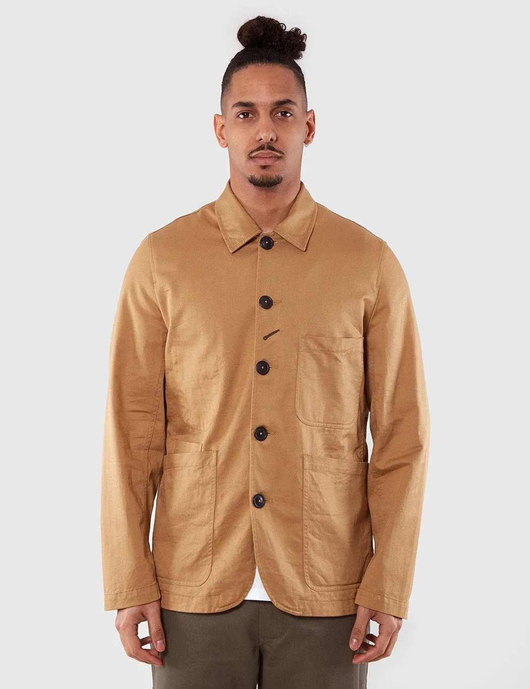 Universal Works Bakers Jacket - Sand Beige