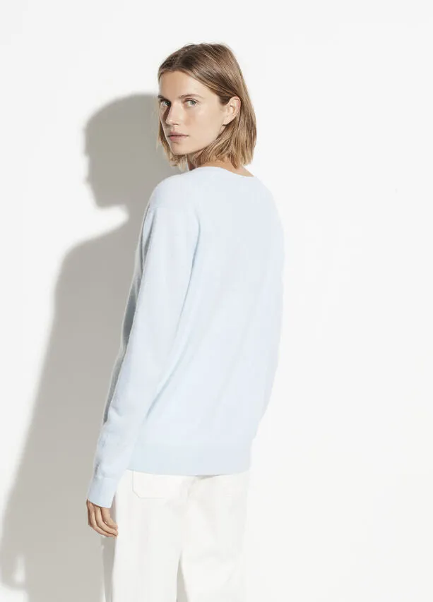 Vince - Weekend V Neck Sweater in Skylark