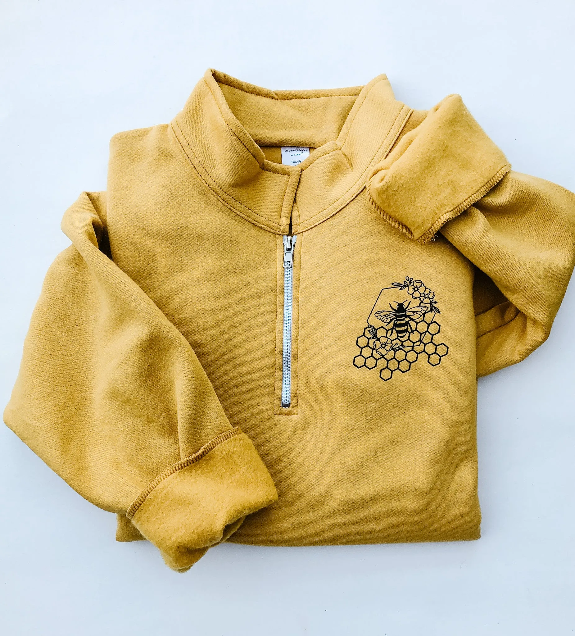 Wild Honey 1/4 Zip Pullover