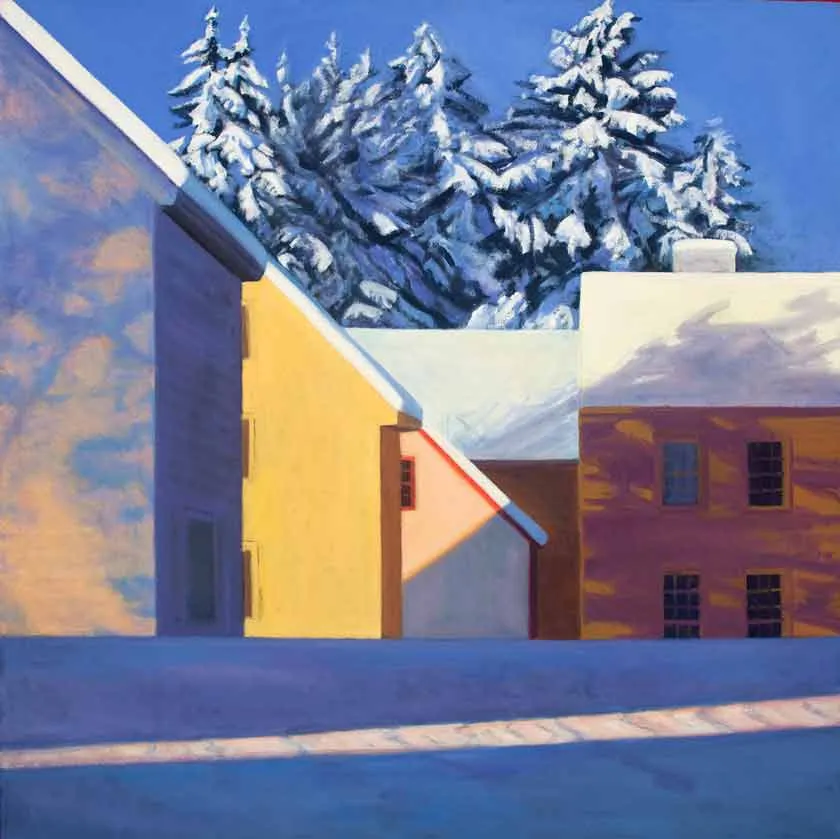 Winter Angles -Oil Painting 30x30