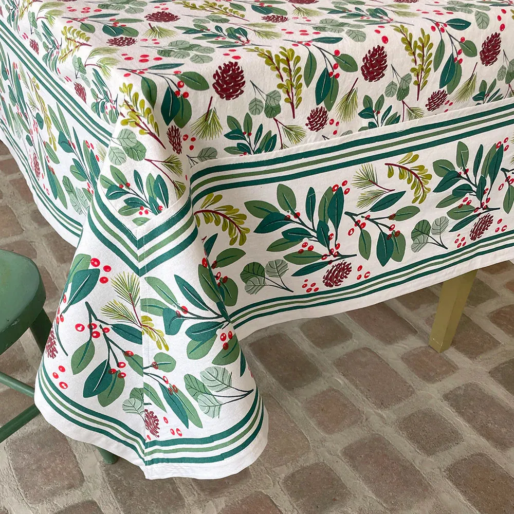 Winter Print Cotton Tablecloths