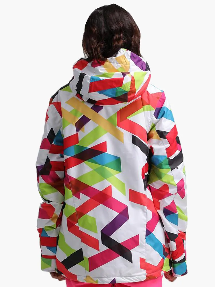 Women's Waterproof Windproof Colorful Snowboard/Ski Jackets